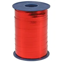 Präsent Geschenkband MEXICO einseitig hochglanzbeschichtet/Rückseite matt rot 10,0 mm x 250,0 m