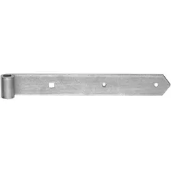 Tor-Ladenband,Ende spitz, für Dorn16mm,400mm,Eisen, feuerverzinkt