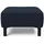 Innovation Living Polsterhocker 100% Polyester 65 x 40 x 65 cm Blau