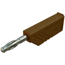 HIRSCHMANN TEST & MEASUREMENT LAS N WS Au Lamellenstecker Stecker, gerade Stift-Ø: 4 mm Braun 1 St.
