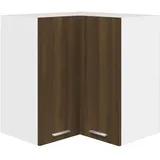 vidaXL Eck-Hängeschrank Braun Eiche-Optik 57x57x60 cm Holzwerkstoff