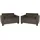 MCW Sofa-Garnitur Couch-Garnitur 2x 2er Sofa ~ braun