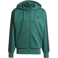 Adidas Herren Kapuzensweat Essentials 3-Streifen, CGREEN/BLACK, L