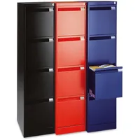 BISLEY Hängeregistraturschrank 41,3 x 62,2 x 132,1 cm silber