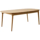 Hammel Furniture Esstisch »Findahl by Miro Designtisch«, 184x106 cm, aus massivem Eichenholz, mit Verlängerungsfunktion