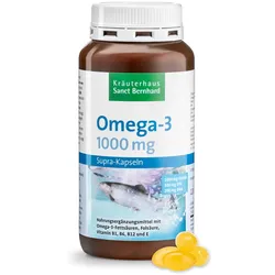 Omega-3 Supra-1000 mg Capsules - 165 g