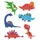 Pracht Creatives Hobby Dinosaurier Diamond Painting Stickerset