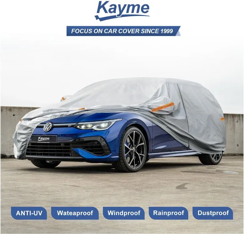 Kayme Autoabdeckung Für Schrägheck Passend Für Größe 415 Bis 450 CM