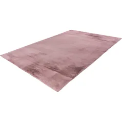 Fellteppich ARTE ESPINA "Rabbit 100", lila, B:160cm H:45mm L:230cm, Kunstfaser, Teppiche, Fellteppich, Kunstfell, Kaninchenfell-Haptik, supersoft, Hochflorteppich