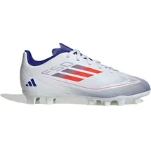 adidas F50 Club Kids FxG Cloud White / Solar Red / Lucid Blue 28