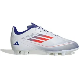 adidas F50 Club Kids FxG Cloud White / Solar Red / Lucid Blue 28
