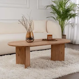 HANAH Home Stilvoller Couchtisch Atlantic Pine Kiefer 119 x 40 x 60 cm