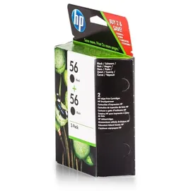 HP 56 schwarz 2er-Pack C9502AE