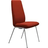 Stressless® Polsterstuhl Laurel, High Back, Größe L, mit Beinen aus Stahl in Chrom glänzend rot
