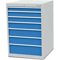 Bedrunka+Hirth Schubladenschrank Tiefe 736 R 24-24 7x Schublade BxTxH 705x736x 1019 mm - 700/1321V10A