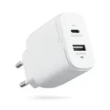 ALOGIC 2-Port 32W Rapid-Power USB-C GaN-Wandladegerät weiß