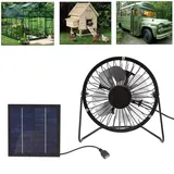 Mini-usb-ventilator Mit 5v 2,5w Photovoltaik-panel – Tragbares, Batterieloses Belüftungssystem Für Gewächshäuser, Häuser Und Wohnmobile