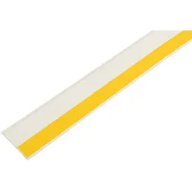 Schellenberg 66402 Fensterleiste selbstklebend mit Weichlippe 50 x 1500 mm weiß, Flachleiste aus biegsamen PVC, Verblendung von Fugen und Übergängen an Fenstern, Schränken oder Türen