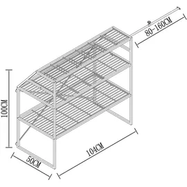 VCM Kleiderschrank Disal