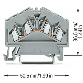 WAGO GmbH& Co. KG Durchgangsklemme gr 0,08-2,5qmm 280-646