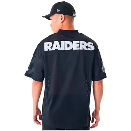 New Era Nfl Mesh Las Vegas Raiders Kurzarm-t-shirt - Black - M