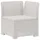 vidaXL 4-Sitzer Garten Sofa Rattan Look 0 x 0 x 0 cm Weiß
