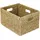 HMF Aufbewahrungskorb geflochten aus Seegras passend für Billy 35 x 25 x 20 cm beige