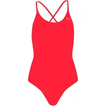 Puma V Neck Badeanzug Red S