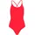 Puma V Neck Badeanzug Red S