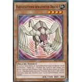 SR03-DE018 - Hartgesottener bewaffneter Drache - Common - DE - im Set mit Ultrapro Toploader - Yugioh