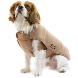 Fashion Dog Fleece-Hundemantel Camel/Beige 70 cm