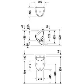 Duravit Fizz (08233600001)
