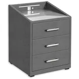 ed exciting design Nachtkästchen in Anthrazit Moon