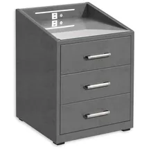 ed exciting design Nachtkästchen in Anthrazit Moon