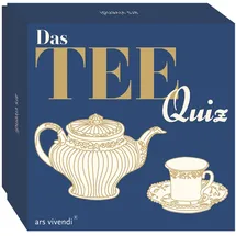 ars vivendi Das Tee-Quiz Box mit 66 Spielkarten und Anleitung
