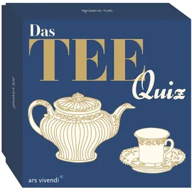 ars vivendi Das Tee-Quiz Box mit 66 Spielkarten und Anleitung