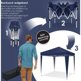 Kesser Faltpavillon 3 x 3 m blau