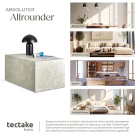 Tectake tectake® Couchtisch, minimalistisches Design, keine Montage, inkl. Bodenschoner, Belastbarkeit 45 kg