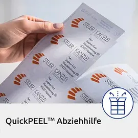 Avery Zweckform Adressetiketten L7563-25 transparent 99,1 x 38,1 mm 25 Blatt