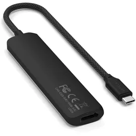 Satechi USB-C 6-in-1 Slim Multiport Adapter Schwarz