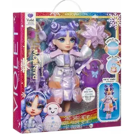 MGA Entertainment Rainbow High Winter Wonderland Doll- Purple