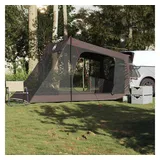 vidaXL Kuppelzelt 2 Personen 206 cm Braun