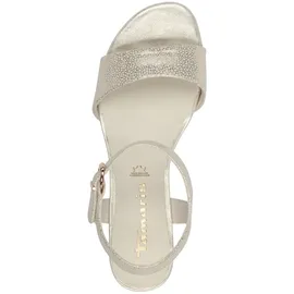 TAMARIS Sandalette Damen Blockabsatz metallic,EU 38