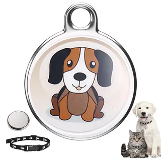 Gobesty GPS Tracker für Katzen Hunde, Mini GPS Tracker Hund Katze Ohne ABO, Wasserdicht Tracker Hund, Live-Ortung, Haustier Tracker für Kofferraum, Rucksack, Haustiere