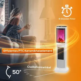 Tronitechnik Turmheizer 2000 W Weiß