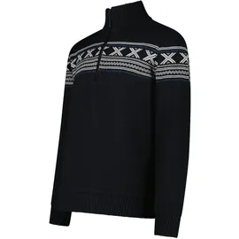 CMP Halbzippullover Schwarz / Blau 54