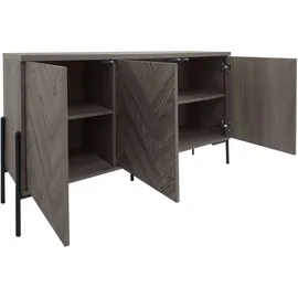 OTTO home Eadwine 130 x 75 x 38 cm Weiß Eiche