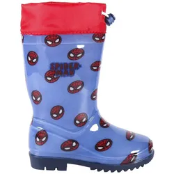 Spiderman Kinder Gummistiefel in Blau – Superhelden-Action an Regentagen