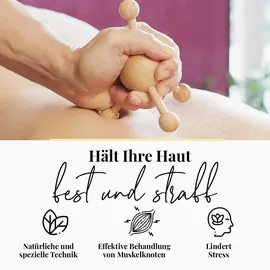 TUULI Accessories Triggerpunkt Massagegerät Massager Massagespinne Rücken Nacken Schulter aus Holz