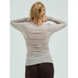 seamless basic Funktionstop SEAMLESS BASIC "Seamless Basic Top Cotton", Damen, Gr. L/XL, desert melange, Obermaterial: 100% Baumwolle, Tops
